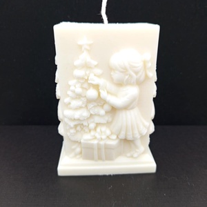 Gyertya 1. - karácsony - karácsonyi lakásdekoráció - karácsonyi illatgyertya, mécses - Meska.hu