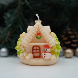 Mesebeli házikó illatgyertya - karácsony - karácsonyi lakásdekoráció - karácsonyi illatgyertya, mécses - Meska.hu