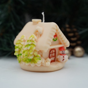 Mesebeli házikó illatgyertya, Karácsony, Karácsonyi lakásdekoráció, Karácsonyi illatgyertya, mécses, , MESKA