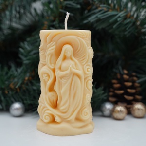 Szent harmónia illatyertya - karácsony - karácsonyi lakásdekoráció - karácsonyi illatgyertya, mécses - Meska.hu