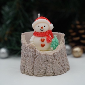  Mesebeli hóember dekorgyertya, illatgyertya, Karácsony, Karácsonyi lakásdekoráció, Karácsonyi illatgyertya, mécses, , MESKA