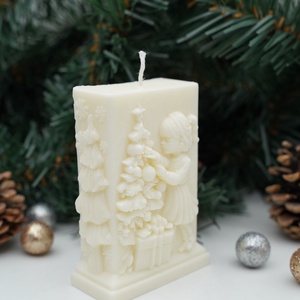 Ünnepi pillanat illatgyertya, dekorgyertya - karácsony - karácsonyi lakásdekoráció - karácsonyi illatgyertya, mécses - Meska.hu