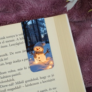 Karácsonyi mágneses könyvjelzők - könyv & zene - könyvjelző - Meska.hu