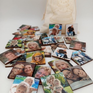 Családi fényképes páros memória. memóriajáték, memóriakártya fából  - Meska.hu