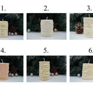 Téli csodavilág illatgyertya, dekorgyertya, hengeres - karácsony - karácsonyi lakásdekoráció - karácsonyi illatgyertya, mécses - Meska.hu