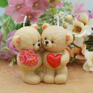 Romantikus figurás illatgyertyák � maci, cica, nyuszi - Meska.hu