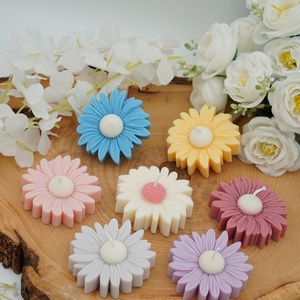 Gerbera Illatgyertya - esküvői köszönőajándék - esküvő - emlék & ajándék - köszönőajándék - Meska.hu