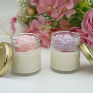 Mini üveg köszönőajándék kör alakú marticával  - kellékek & szerszámok - díszíthető tárgyak - üveg - Meska.hu