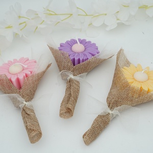 Egy szál margaréta � szójaviasz illatgyertya, dekorgyertya, köszönőajándék  - kellékek & szerszámok - dekorációs kellékek - dekorációs gyertya - Meska.hu