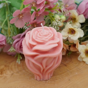 Rózsás illatgyertyák � kézzel festett, szójaviasz dekor gyertya - otthon & életmód - gyertya, illat, aroma - gyertya - Meska.hu