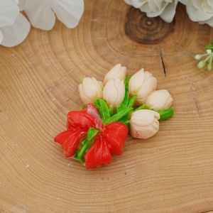 Tavaszi gyertyacsodák, virágos illatgyertyák - kellékek & szerszámok - dekorációs kellékek - dekorációs gyertya - Meska.hu