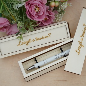 Tanúfelkérő toll, akár gravírozott díszdobozban is - otthon & életmód - papír, írószer - ceruza & toll - Meska.hu
