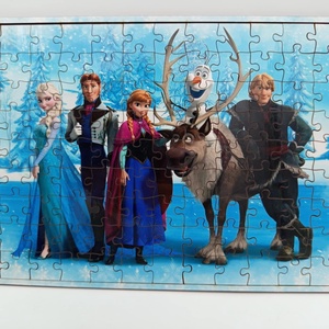 Mesés fa puzzle � 108 db-os, hátlappal, Játék & Sport, Puzzle, Hagyományos puzzle, Gravírozás, pirográfia, MESKA