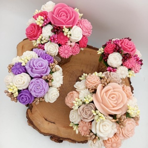 Exkluzív illatos gyertyavirág kaspóban � egyedi, különleges ajándék - esküvő - emlék & ajándék - szülőköszöntő ajándék - Meska.hu