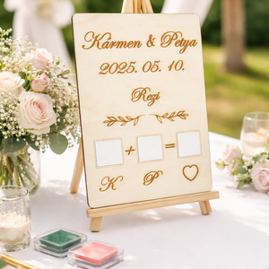 Ujjlenyomat ceremónia szett - Meska.hu