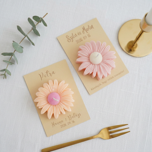 Gerbera Illatgyertya - esküvői köszönőajándék - esküvő - emlék & ajándék - köszönőajándék - Meska.hu