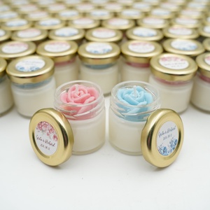 Varázslatos illatgyertya üvegben � esküvői köszönőajándék - esküvő - emlék & ajándék - köszönőajándék - Meska.hu