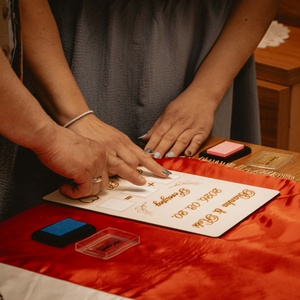 Ujjlenyomat ceremónia szett - esküvő - emlék & ajándék - nászajándék - ceremónia szett - Meska.hu