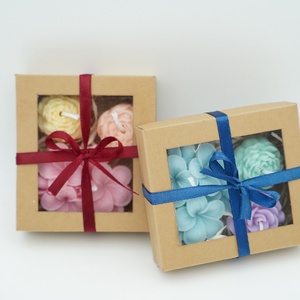 Virágos illatgyertyák díszdobozban - anyák napjára, nőnapra, vagy bármely alkalomra - otthon & életmód - gyertya, illat, aroma - gyertya - Meska.hu