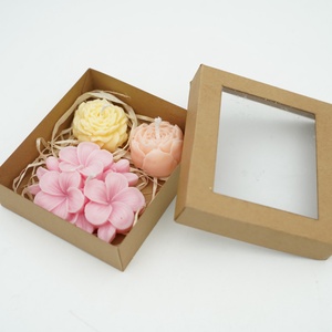 Virágos illatgyertyák díszdobozban - anyák napjára, nőnapra, vagy bármely alkalomra - otthon & életmód - gyertya, illat, aroma - gyertya - Meska.hu