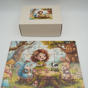 Mesebeli erdő varázsa � exkluzív fa puzzle gyermekeknek - Meska.hu
