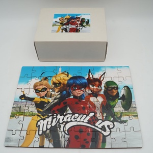 Varázslatos mese puzzle (Miraculous, Vaiana) dobozban � egyedi fa ajándék, kirakó gyerekeknek - Meska.hu