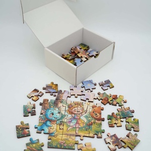 Mesebeli erdő varázsa � exkluzív fa puzzle gyermekeknek - játék & sport - puzzle - hagyományos puzzle - Meska.hu