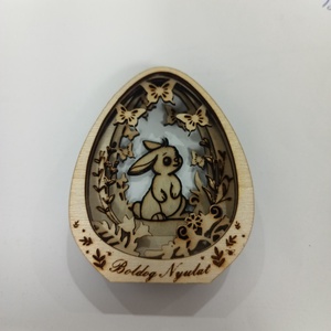 Többrétegű, lézer vágott húsvéti tojás - Meska.hu