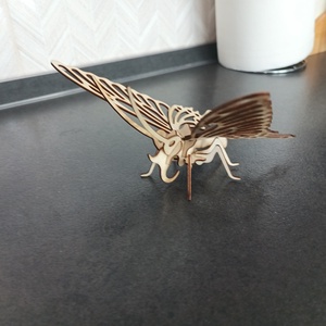 Pillangó 3D fa kirakó - otthon & életmód - dekoráció - dekoratív figurák és szobrok - Meska.hu