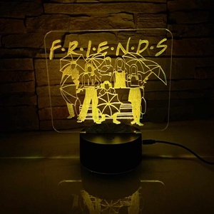 3D Ledlámpa Egyedi Grafikával - otthon & életmód - lámpa - hangulatlámpa - Meska.hu