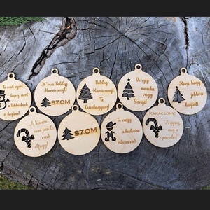 Alternatív karácsonyfadísz - Meska.hu