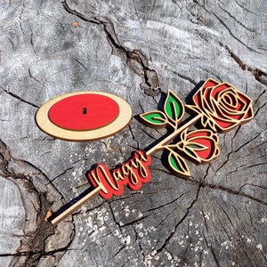 Örökrózsa/tulipán - otthon & életmód - dekoráció - virágdísz és tartó - virágbox, virágdoboz - Meska.hu