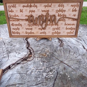 Anyák Napi Tábla - otthon & életmód - dekoráció - kép & falikép - fából készült kép - Meska.hu