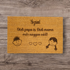 Lábtörlő  egyedi mintával  - otthon & életmód - lakástextil - lábtörlő - Meska.hu