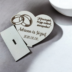 Esküvői ültető, Esküvő, Dekoráció, Asztaldísz, Famegmunkálás, MESKA