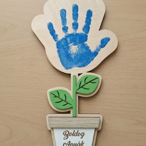 Anyák napi cserepes nyomat - Meska.hu