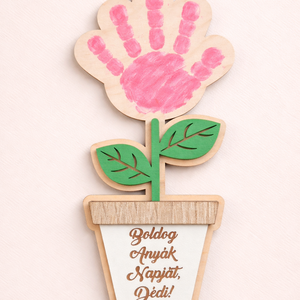 Anyák napi cserepes nyomat - baba - mama - babalátogató ajándékcsomag - Meska.hu