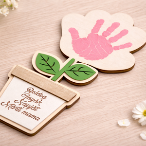 Anyák napi cserepes nyomat - baba - mama - babalátogató ajándékcsomag - Meska.hu