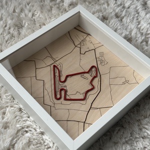 Hungaroring versenypálya -  Formula 1 kedvelőknek , Esküvő, Dekoráció, Asztaldísz, Gravírozás, pirográfia, MESKA