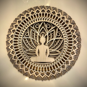 DIY Buddha mandala - Színezd újra! :) - diy (csináld magad) - egységcsomag - Meska.hu
