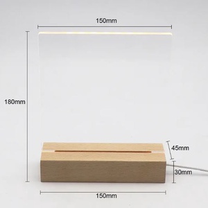 Üres akril lappal - 3D LED lámpa - otthon & életmód - lámpa - hangulatlámpa - Meska.hu