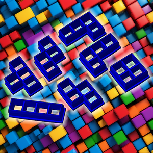 7 db! TETRIS sütikiszúró csomag - otthon & életmód - konyhafelszerelés, tálalás - sütés, főzés - sütikiszúró - Meska.hu