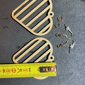 DIY - fa fülbevaló  - diy (csináld magad) - egységcsomag - Meska.hu