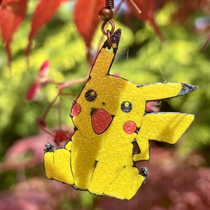 Pikachu nem csak a mesében! (Pokemon), Ékszer, Fülbevaló, Lógó fülbevaló, Mindenmás, MESKA