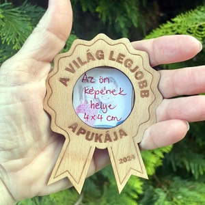 A világ legjobb... hűtőmágnese! , Otthon & Életmód, Konyhafelszerelés, tálalás, Konyhai dekoráció, Hűtőmágnes, Famegmunkálás, MESKA