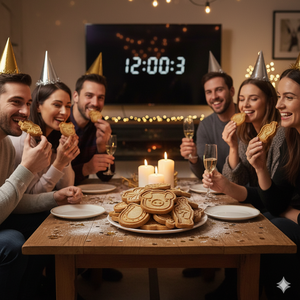 8 db! Szilveszteri sütikiszúró csomag B - otthon & életmód - konyhafelszerelés, tálalás - sütés, főzés - sütikiszúró - Meska.hu