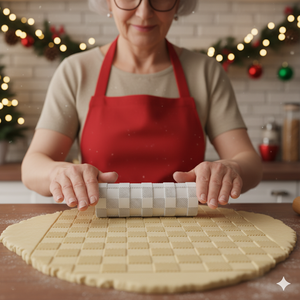 PEPITA Süteménytészta Textúrázó Henger - otthon & életmód - konyhafelszerelés, tálalás - sütés, főzés - sütikiszúró - Meska.hu