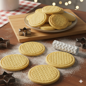 DIAGONÁL Süteménytészta Textúrázó Henger, Otthon & Életmód, Konyhafelszerelés, tálalás, Sütés, főzés, Sütikiszúró, Újrahasznosított alapanyagból készült termékek, MESKA