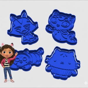 8 db! Gabi Babaháza sütikiszúró csomag, Otthon & Életmód, Konyhafelszerelés, tálalás, Sütés, főzés, Sütikiszúró, Újrahasznosított alapanyagból készült termékek, MESKA