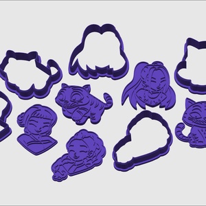 10 db! K-POP DEMON HUNTERS sütikiszúró készlet - otthon & életmód - konyhafelszerelés, tálalás - sütés, főzés - sütikiszúró - Meska.hu